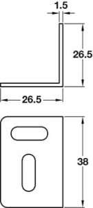 Galvanised Stretcher Plates - Image 2