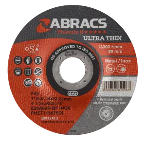 Abracs Phoenix Extra Thin Metal Cutting Disc