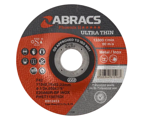 Abracs Phoenix Extra Thin Metal Cutting Disc