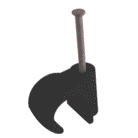 FM Products Black Masonry Nail in Clip.2