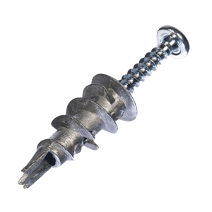 Metal spiral plasterboard fixing