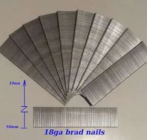 18 Gauge Galvanised Brad Nails