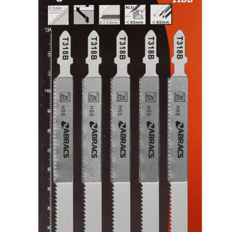 Abracs Metal Cutting Jigsaw Blades Pack of 5
