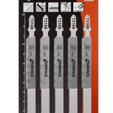 Abracs Metal Cutting Jigsaw Blades Pack of 5