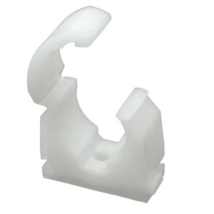 FM Products White Clip Link Single Pipe Clips