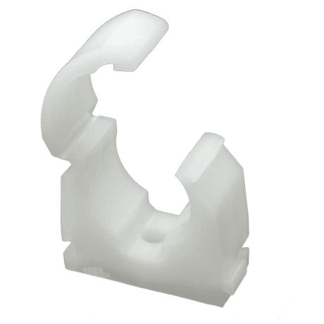 FM Products White Clip Link Single Pipe Clips