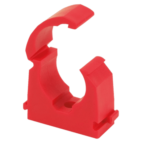 FM Products Red Clip Link Single Pipe Clips