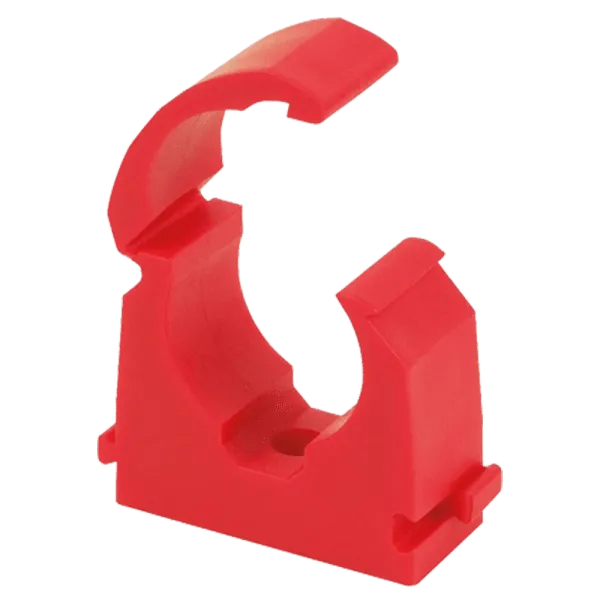 FM Products Red Clip Link Single Pipe Clips