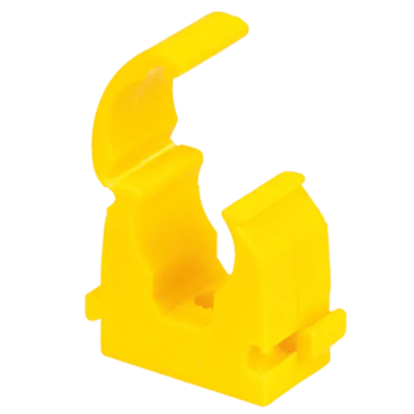 FM Products Yellow Clip Link Single Pipe Clips