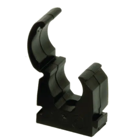 FM Products Black Clip Link Single Pipe Clips