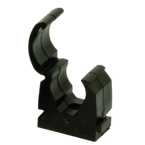 FM Products Black Clip Link Single Pipe Clips
