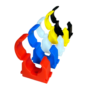 FM Products Mixed colour Clip Link Single Pipe Clips