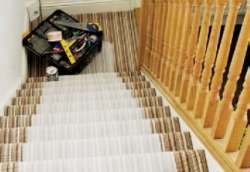 Tac Bac Carpet Protection Roll on stairs