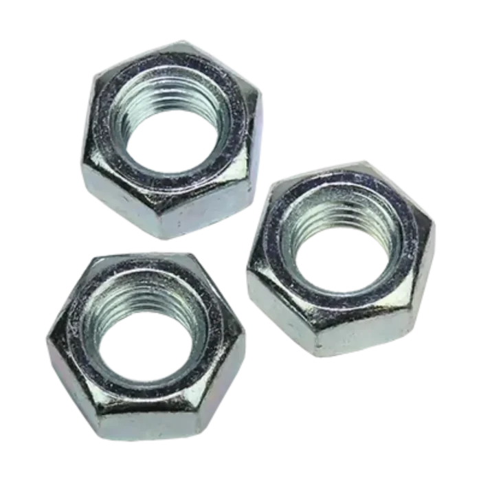 Hexagonal Full Steel Nuts Zinc Plated
