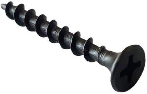 Loose Coarse thread Drywall Screws Black Phosphate