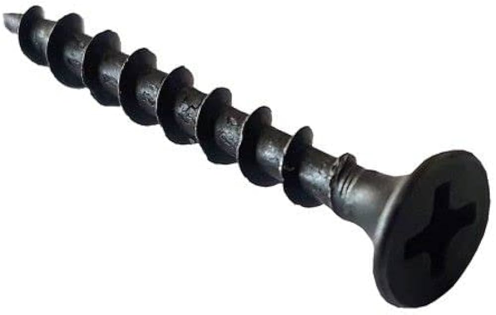 Loose Coarse thread Drywall Screws Black Phosphate