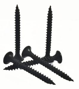 Loose Coarse thread Drywall Screws Black Phosphate