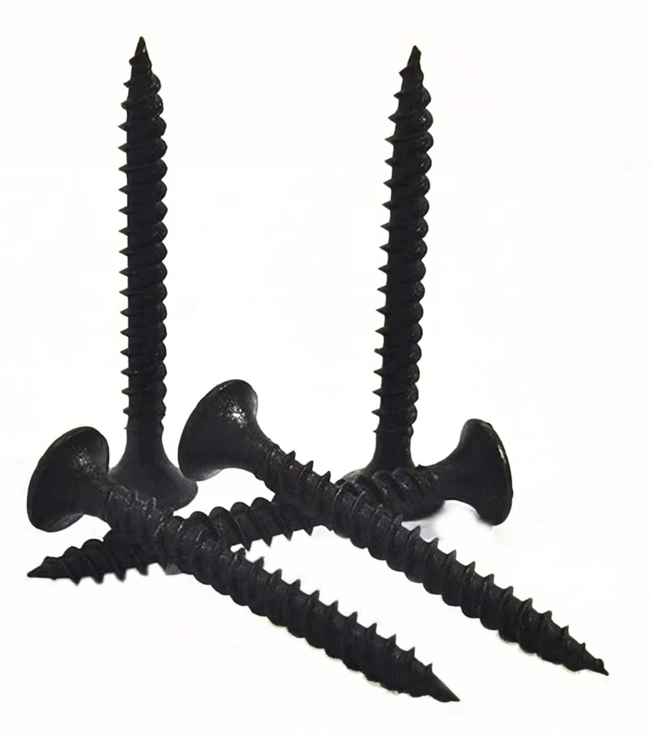 Loose Coarse thread Drywall Screws Black Phosphate1