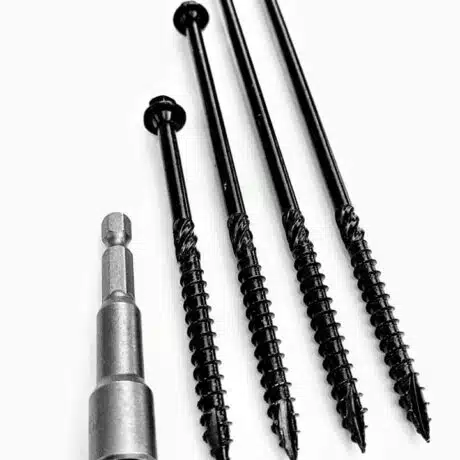 Timberfix Landscape Screws Hex Flange Head Black Coated