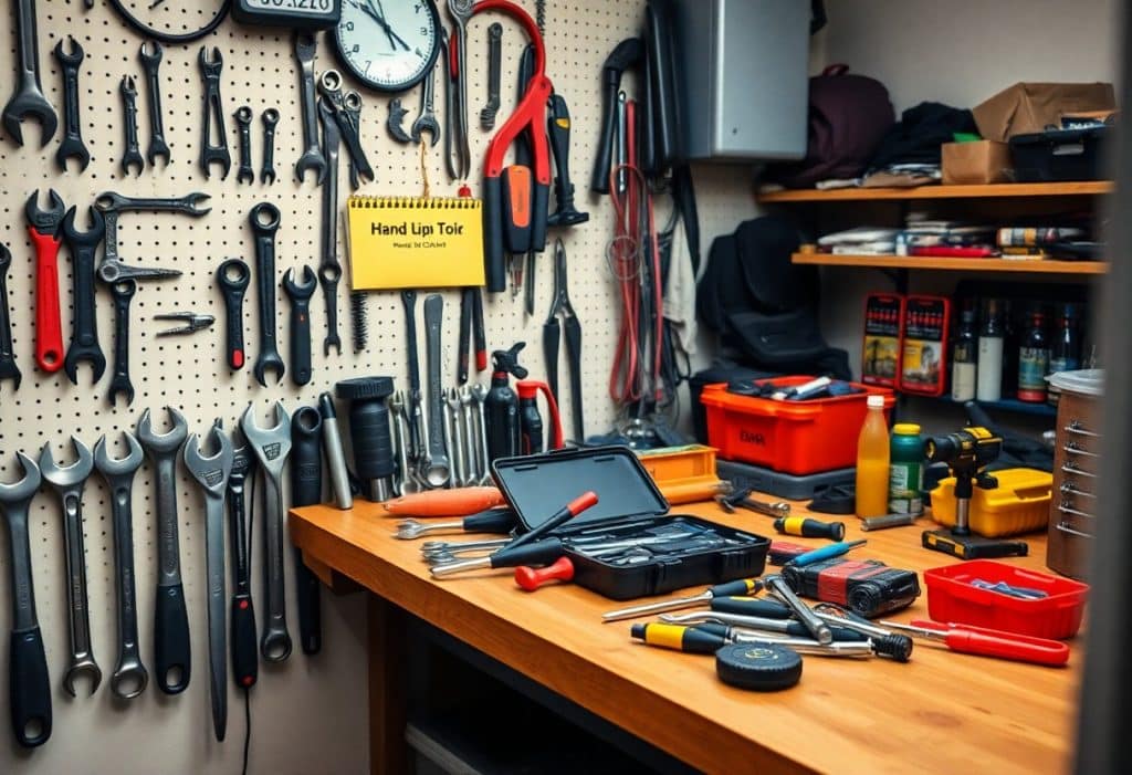 Tool Maintenance in workshop