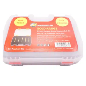 Fm Products Gold Range Wax filled tile drill set
