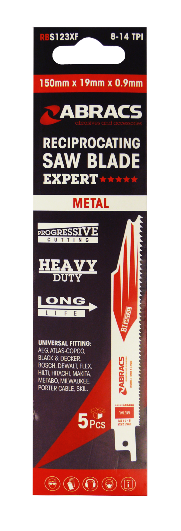 Abracs Reciprocating Saw Blades Metal