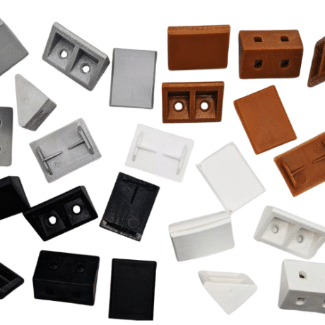 Heavy Duty Plastic Corner Vanity Block Angle Bracket Shelf Fixing Support Mixed