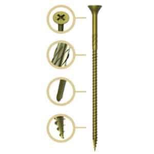 Bulk Tubs Timberfix 360 High performance Pozi Drive Screws - Image 6