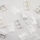 Heavy Duty Plastic Corner Vanity Block Angle Bracket Shelf Fixing Support1