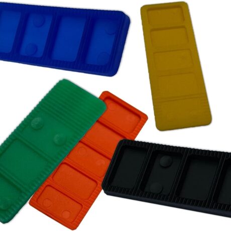 Plastic Wedge Packers 24mm x 60mm mixed