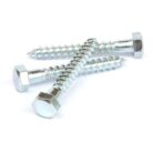 Coach Screws Zinc Plated M6 x 25.5