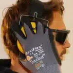ATG Maxiflex Ultimte Gloves being worn