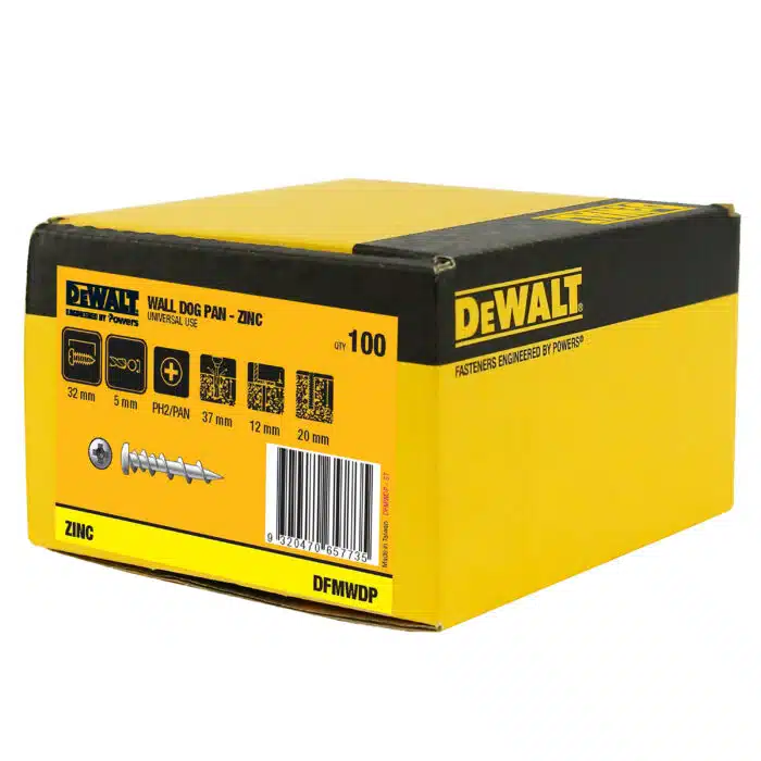 Dewalt Wall dog Pan head Box
