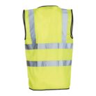 High Vis yellow vest Back