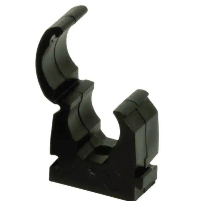 MDPE-Pipe-Clip-Black
