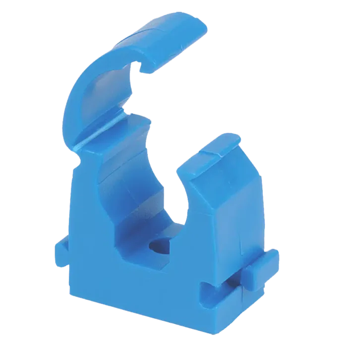 MDPE Pipe Clip Blue