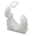 MDPE Pipe Clip White