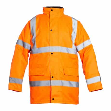 High Visibility Coats Waterproof Orange