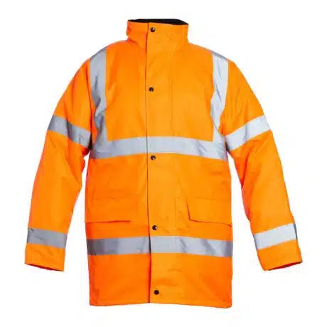 High Visibility Coats Waterproof Orange