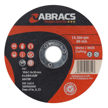 Abracs Proflex cutting disc PFET10010FI