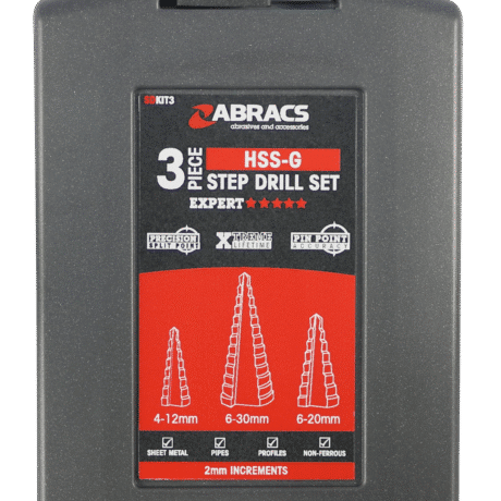 Abracs Step Drill SDKIT3-3