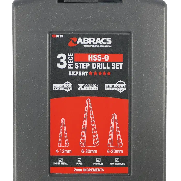 Abracs Step Drill SDKIT3-3