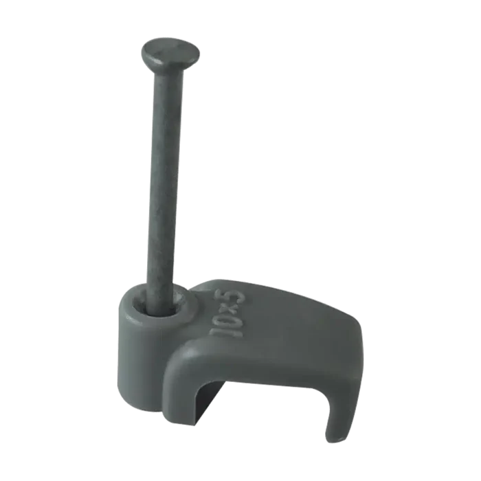 Twin and earth cable clip grey