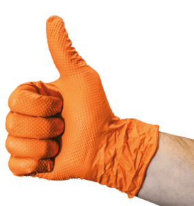 Diamond Grip Nitrile Gloves