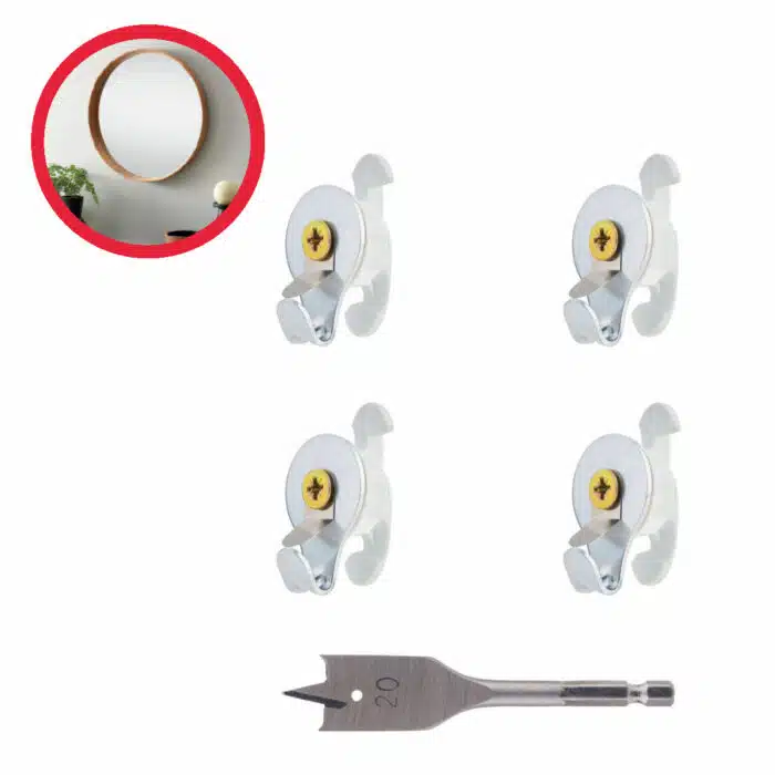 Bullfix Heavy Duty Mirror & Picture Hanging Kit