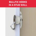 Bullfix Mirror picture hanging bracket in stud wall